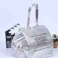 Qingdao Factory Gots Oekotex 100 Custom Logo Print Luxury Clothes Ultrasonic Cooler Bag with Short Handles